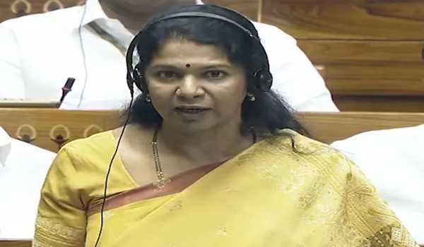 DMK MP Kanimozhi gives privilege notice against Dharmendra Pradhan