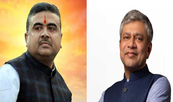 Bengal LoP Suvendu urges Rly minister Ashwini Vaishnaw to hand over vandalism incidents to NIA