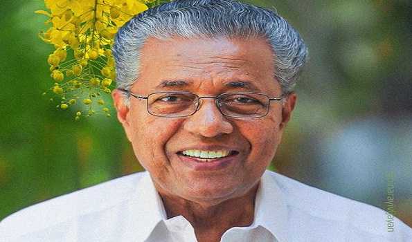 Kerala CM greets people on Vishnu