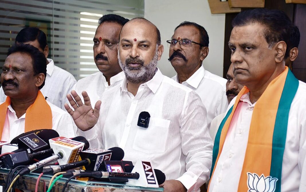 Bandi Sanjay accuses Congress of betraying BCs while favouring Muslims