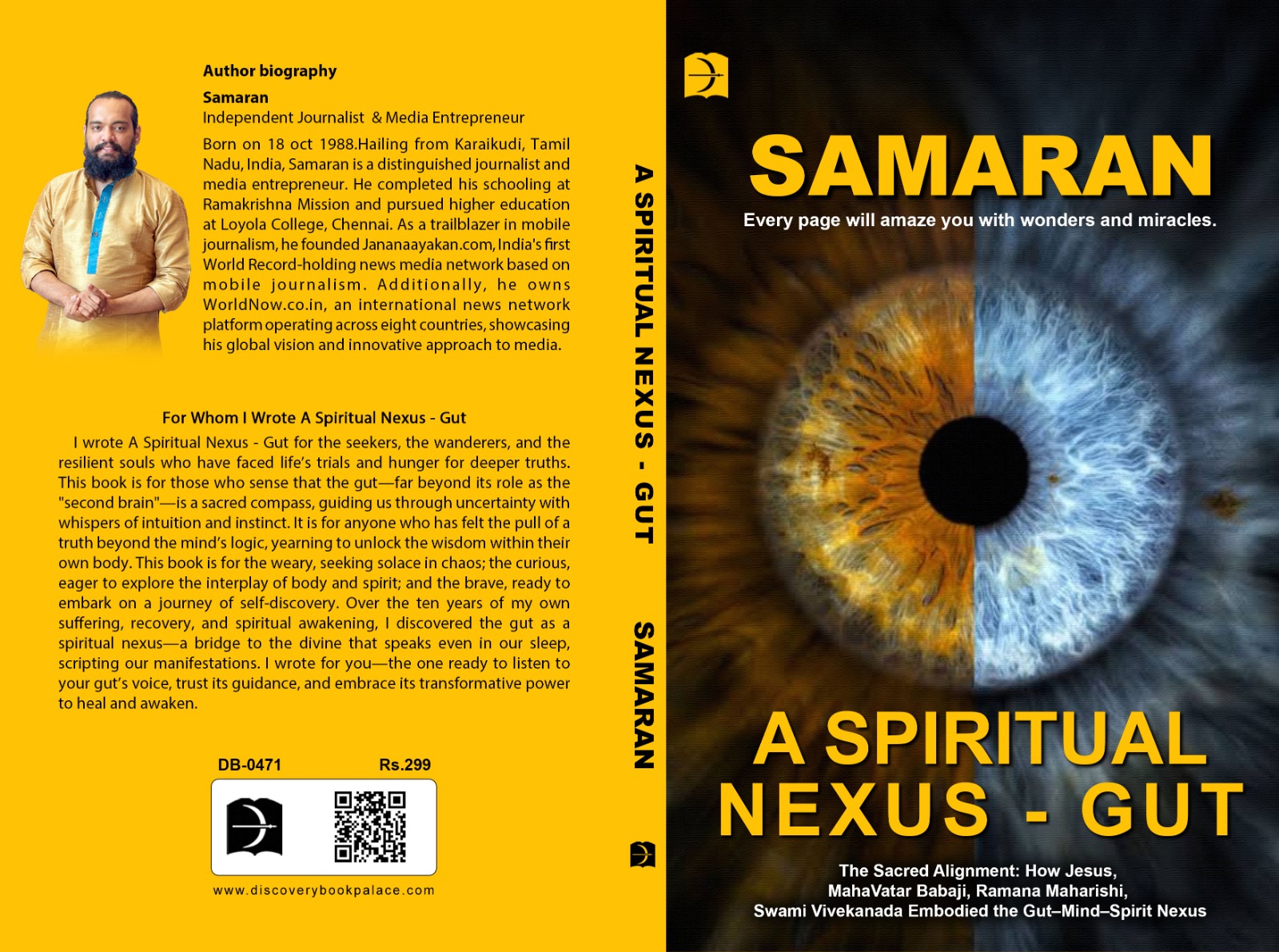 ‘Gut Not Just Biological Organ; Rather Bridge Between Physical & Divine: ‘A Spiritual Nexus-Gut’ Author Samaran