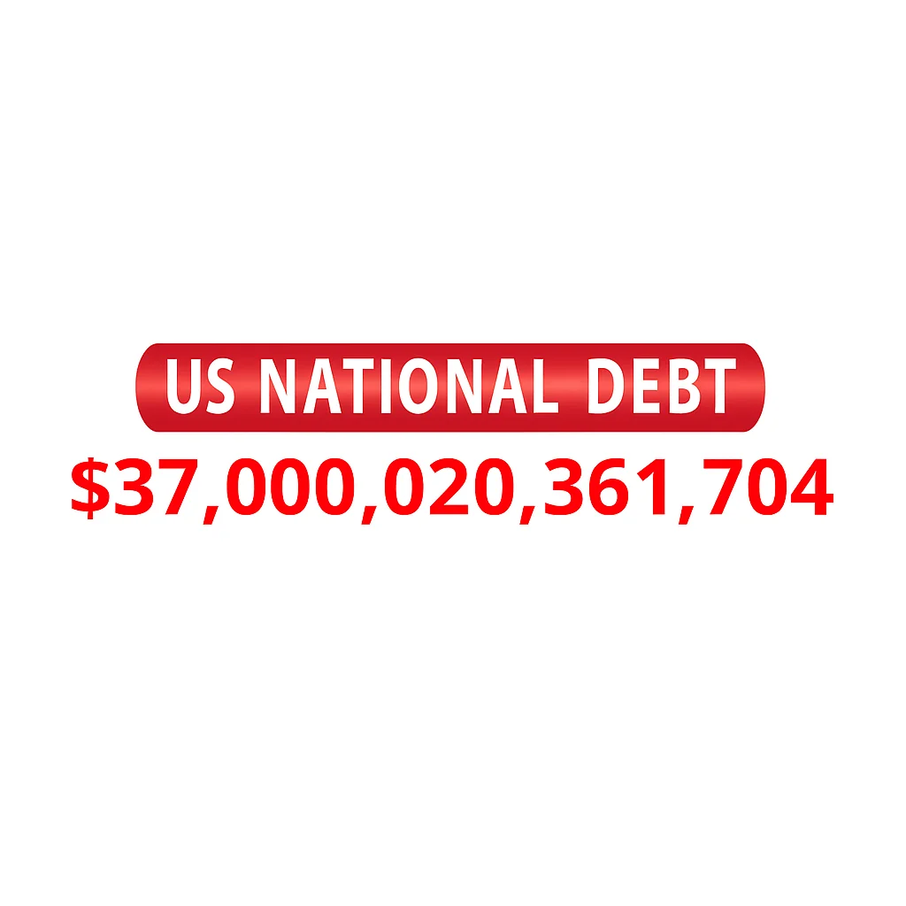 US public debt tops 37 trln USD