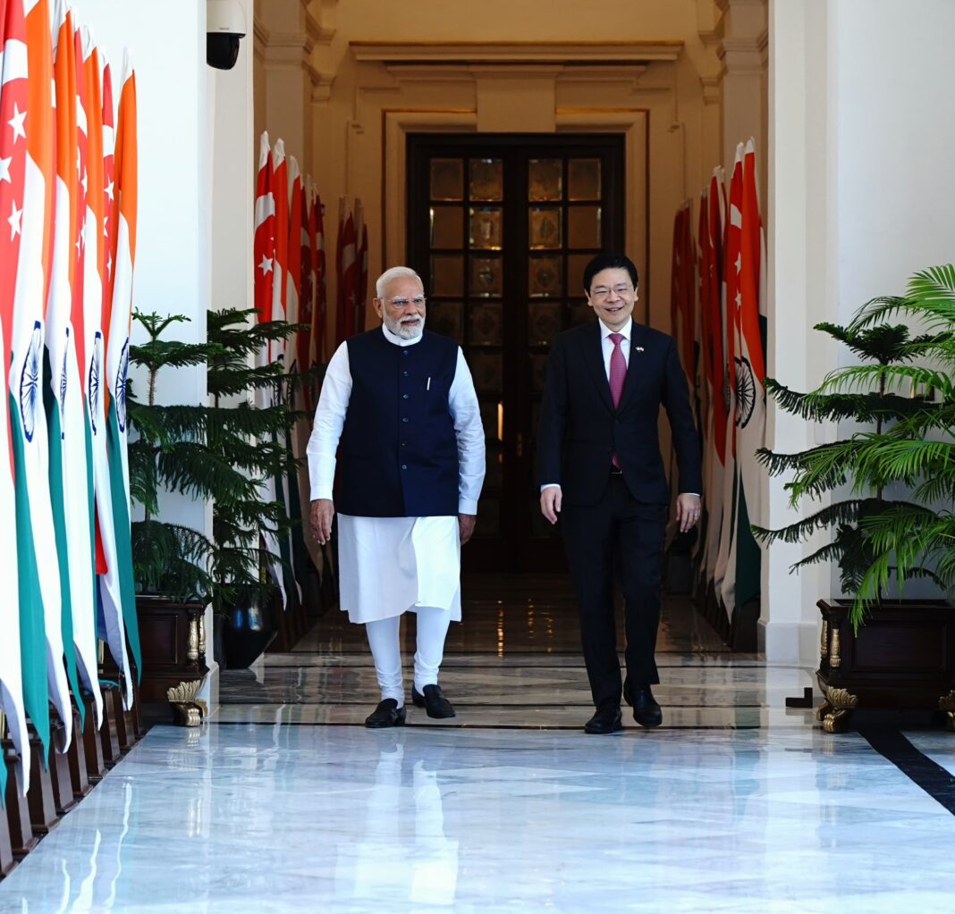 PM Modi welcomes Singapore PM at Hyderabad House ahead of talks; several MoUs set to be inked