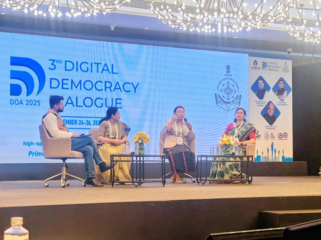 Nagaland RS MP Phangnon Konyak Participates in Digital Democracy Dialogue Goa, Speaks on Women-Led Development