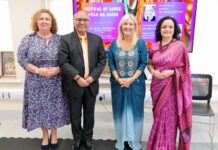 Irish Parliament Speaker Graces the Saree Festival at the Indian Embassy in Dublin