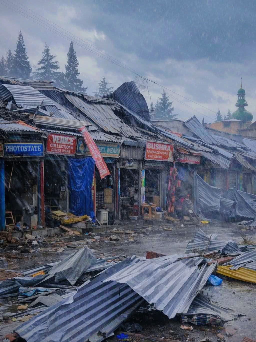 Gusty winds sweep through J&K parts, damage property, disrupt power supply; orange alert issued