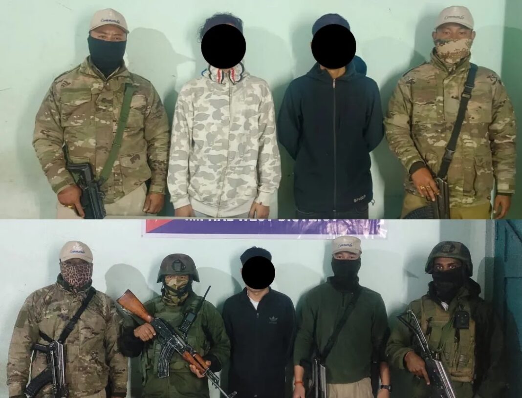 Six militants arrested in crackdown across Manipur
