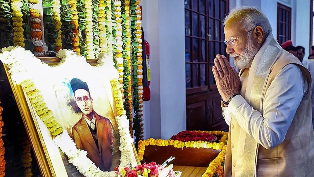 PM Modi pays tribute to Veer Savarkar on Death Anniversary, says his legacy inspires generations