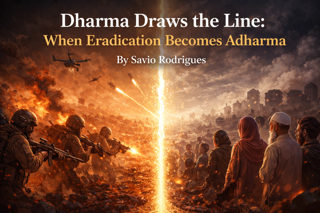 Dharma Draws the Line: When Eradication Becomes Adharma