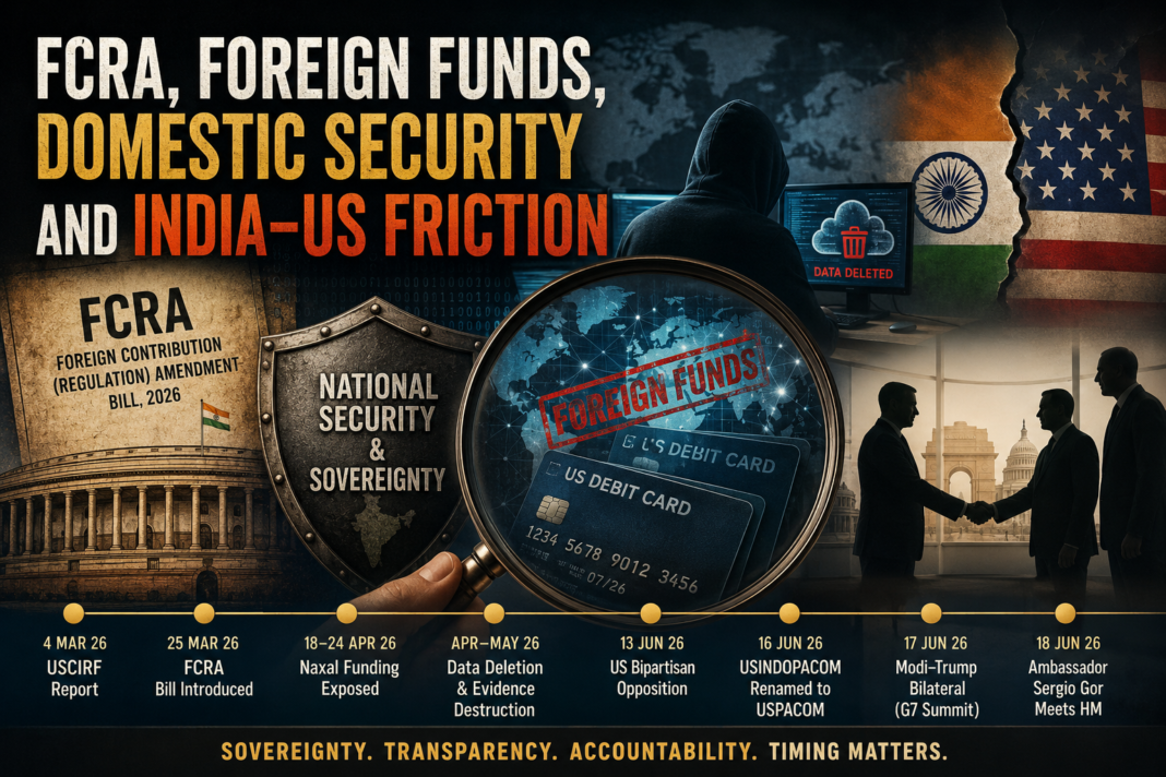 FCRA, Foreign Funds, Domestic Security and India-US Friction