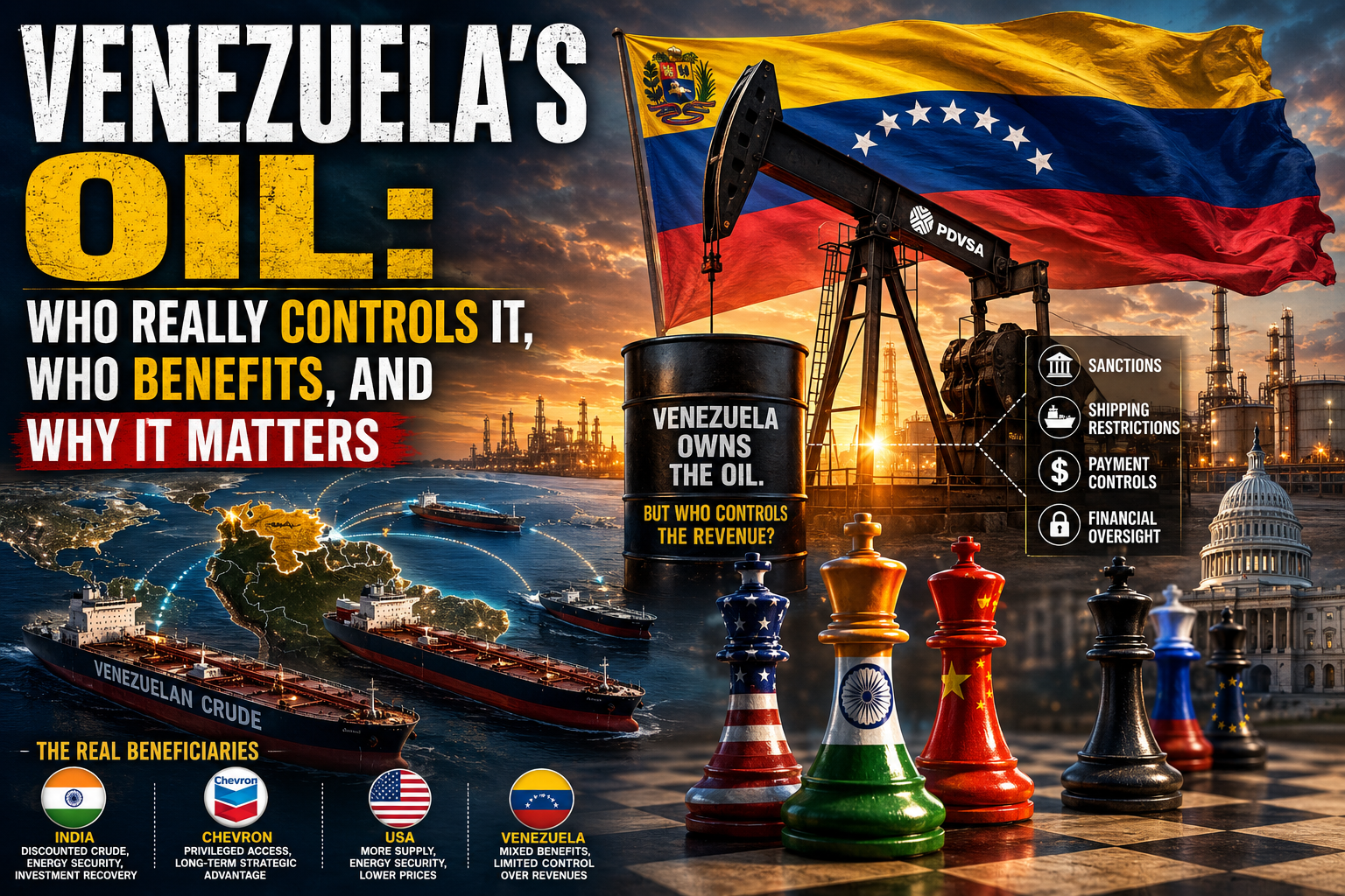 Venezuela’s Oil: Who Really Controls It, Who Benefits, and Why It Matters