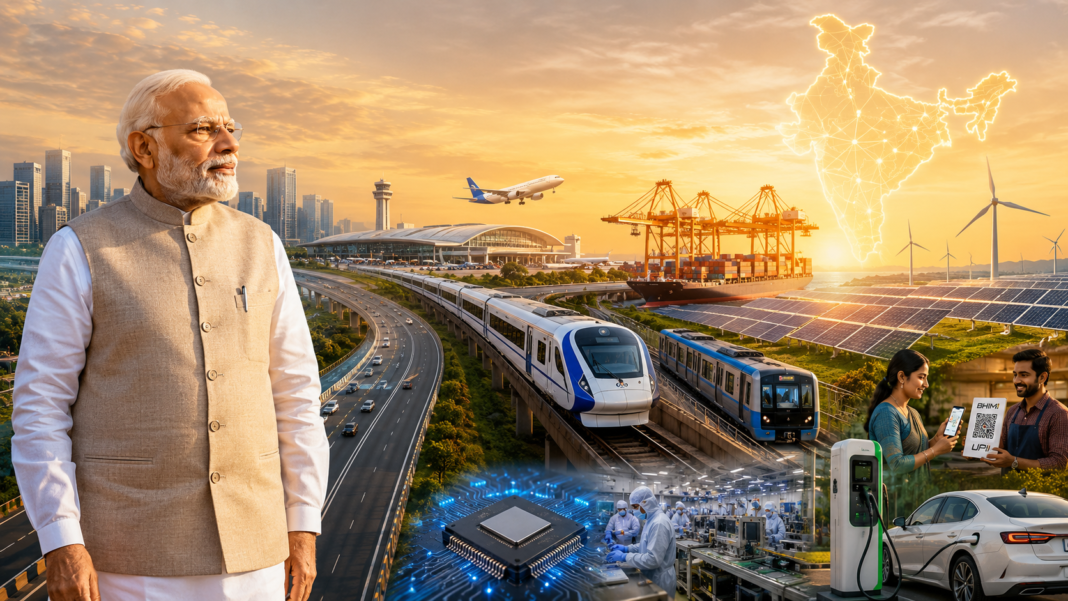 India’s Infrastructure & Economic Transformation: 26 Milestones That Changed the Nation in Modi’s 12-Years