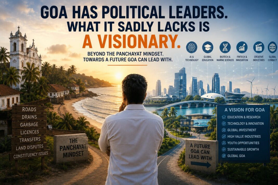 Goa Has Political Leaders. What It Sadly Lacks Is a Visionary. Goa Has Political Leaders. What It Sadly Lacks Is a Visionary.
