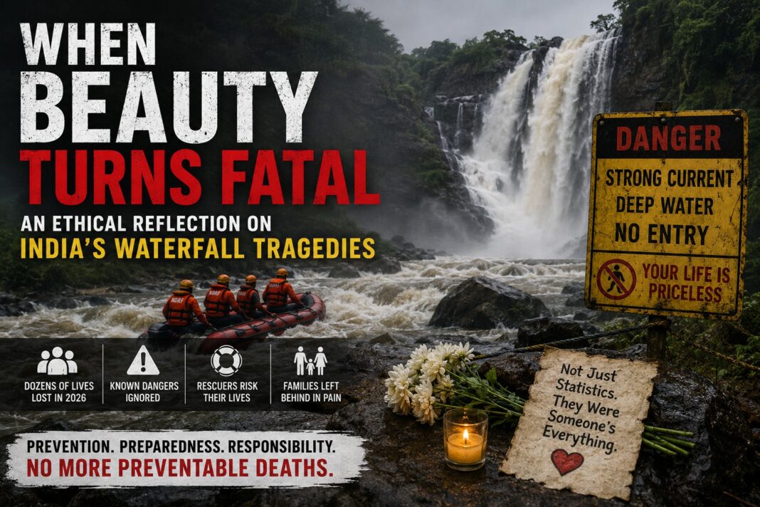 When Beauty Turns Fatal: An Ethical Reflection on India's Waterfall Tragedies
