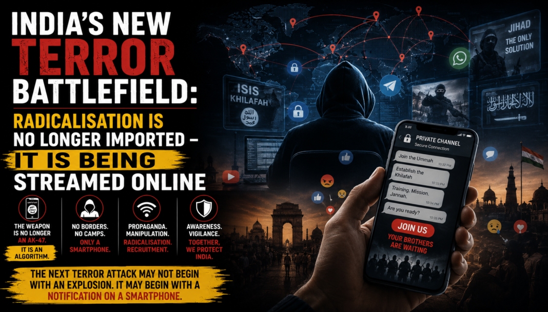 India’s New Terror Battlefield: Radicalisation is No Longer Imported – It is Being Streamed Online