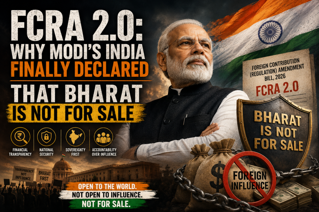 FCRA 2.0: Why Modi’s India Finally Declared That Bharat Is Not for Sale