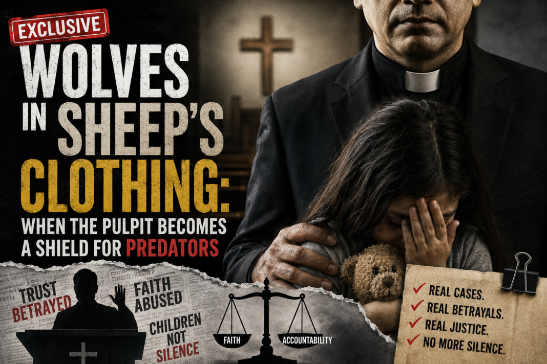Wolves in Sheep’s Clothing: When the Pulpit Becomes a Shield for Predators
