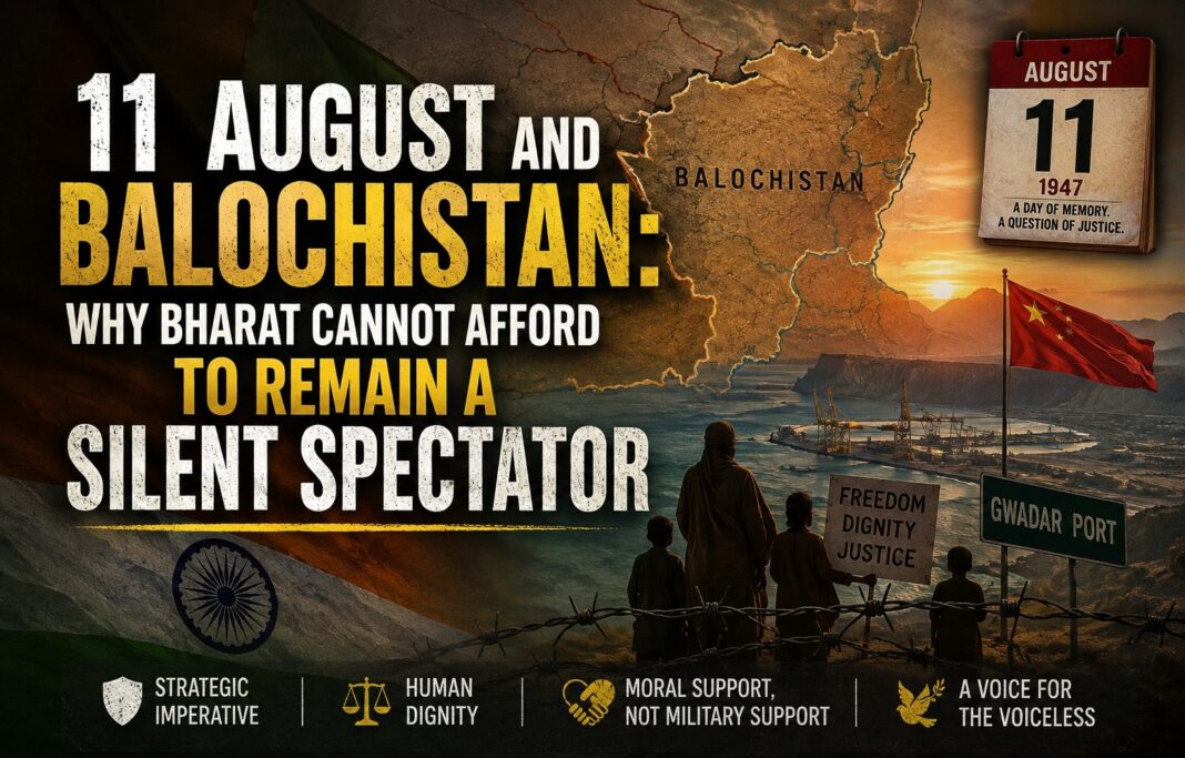 11 August and Balochistan: Why Bharat Cannot Afford to Remain a Silent Spectator