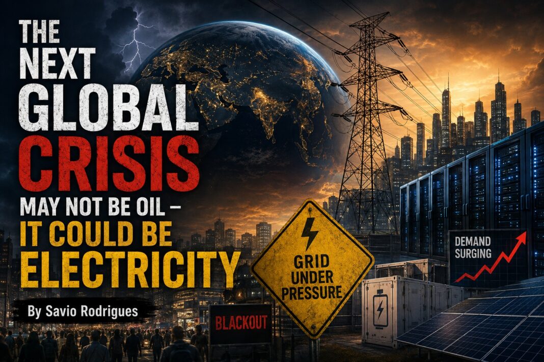 Chart showing rising Electricity demand worldwide