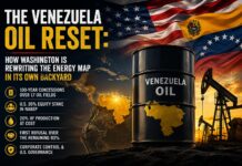 The Venezuela Oil Reset: How Washington Is Rewriting the Energy Map in Its Own Backyard Diagram of the Venezuela Oil reset showing Washington's equity stake and first‑refusal rights.